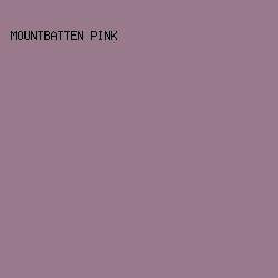 987A8C - Mountbatten Pink color image preview