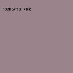 9A848C - Mountbatten Pink color image preview