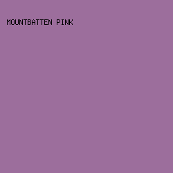 9C6E9C - Mountbatten Pink color image preview