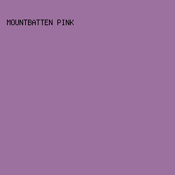 9C719F - Mountbatten Pink color image preview