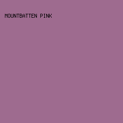 9E6B8F - Mountbatten Pink color image preview