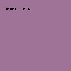 9f7298 - Mountbatten Pink color image preview