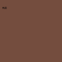 744d3e - Mud color image preview