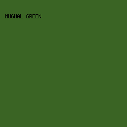 3a6424 - Mughal Green color image preview