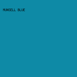 0E8AA6 - Munsell Blue color image preview
