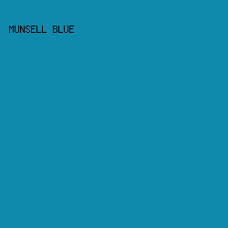 0f89ac - Munsell Blue color image preview