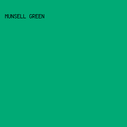 00AA75 - Munsell Green color image preview