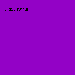 9302c6 - Munsell Purple color image preview