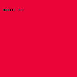 EA0437 - Munsell Red color image preview