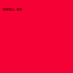 F50135 - Munsell Red color image preview