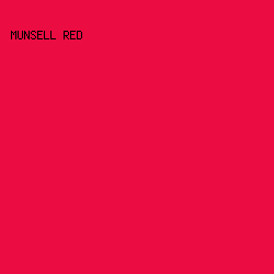 eb0c42 - Munsell Red color image preview
