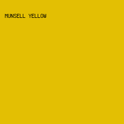 E3BF03 - Munsell Yellow color image preview
