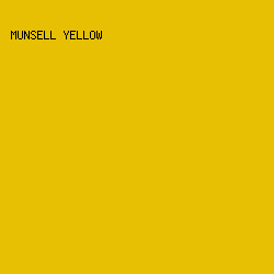 E7C003 - Munsell Yellow color image preview