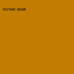 c27d00 - Mustard Brown color image preview