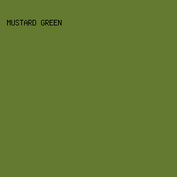 637a30 - Mustard Green color image preview