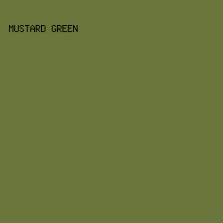 6A763B - Mustard Green color image preview