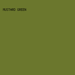 6B772D - Mustard Green color image preview
