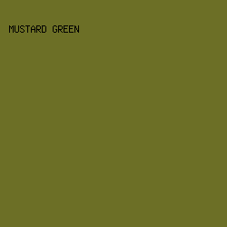 6C6F26 - Mustard Green color image preview