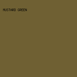6F6033 - Mustard Green color image preview