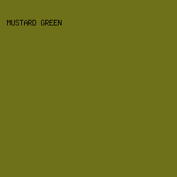 6F711A - Mustard Green color image preview