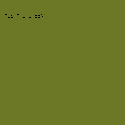 6c7825 - Mustard Green color image preview