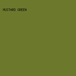 6c792d - Mustard Green color image preview