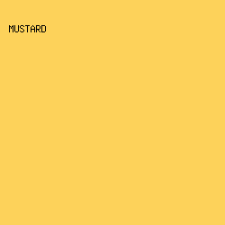 FDD25A - Mustard color image preview