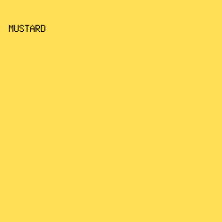 FEDF55 - Mustard color image preview