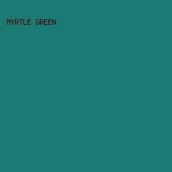 1b7a74 - Myrtle Green color image preview