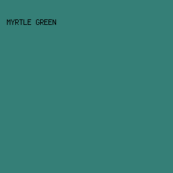 357f77 - Myrtle Green color image preview