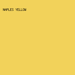 F2D25A - Naples Yellow color image preview