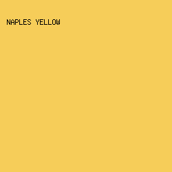 F6CD59 - Naples Yellow color image preview