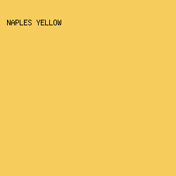 F6CD5D - Naples Yellow color image preview