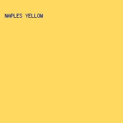 FFDA5E - Naples Yellow color image preview