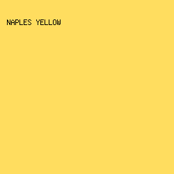 FFDD5F - Naples Yellow color image preview