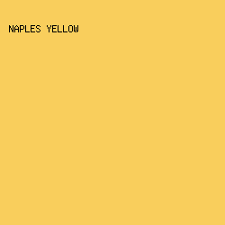 f9ce5c - Naples Yellow color image preview
