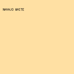 FFE0A3 - Navajo White color image preview