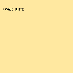 FFE8A0 - Navajo White color image preview