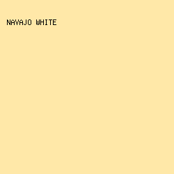 FFE8A8 - Navajo White color image preview