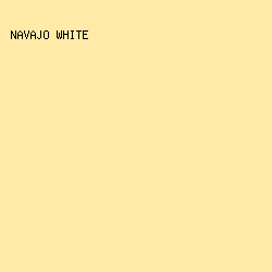 FFEAA8 - Navajo White color image preview