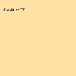 ffe1a5 - Navajo White color image preview