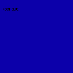 0C00AA - Neon Blue color image preview