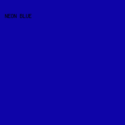 0E04A8 - Neon Blue color image preview