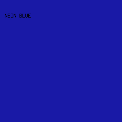 1919a6 - Neon Blue color image preview