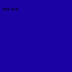 1B02A4 - Neon Blue color image preview