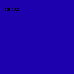 1d00ae - Neon Blue color image preview
