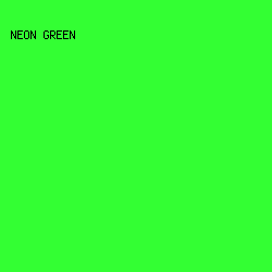 33ff33 - Neon Green color image preview