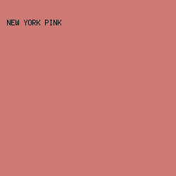 CD7A74 - New York Pink color image preview