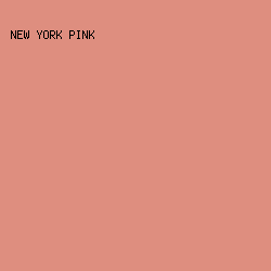 DE8E7F - New York Pink color image preview