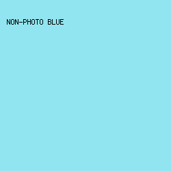 91E5F0 - Non-Photo Blue color image preview
